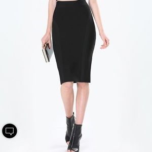 Bebe midi bandage skirt